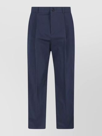 Valentino straight shorts belt loops back pocket