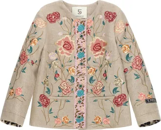 5 Progress Jassen, Dames, Beige, M, Katoen, Militaire Jas