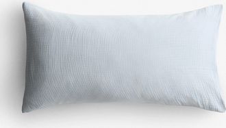 H&M Kopfkissenbezug aus Baumwollmusselin - Blue