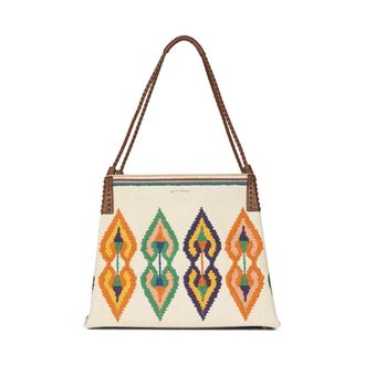 Etro Shopping Libra L Canvas - female - Etro - Shopping Bags - Multicolor - ONE SIZE - Bags