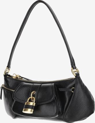 Chloé Hobo Bags - 99 Leather Shoulder Bag - Gr. unisize - in Schwarz - für Damen