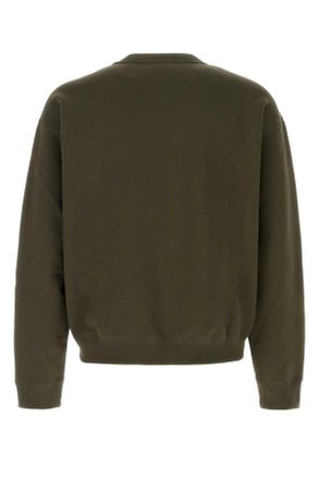 Jil Sander Cotton Sweatshirt - Olive