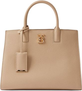 Burberry Frances leather tote bag - women - Lamb Skin/Calf Leather - One Size - Neutrals