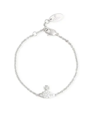 Vivienne Westwood Reina Small Orb-embellished Bracelet - Silver - One Size