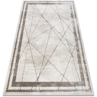 RugsX Rugsx - Bliss Z201z128 Alfombra Crema / Beige - Marco, Geometric, Moderna, Estructural Beige 200x290 Cm