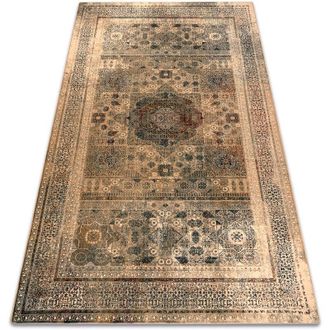 RugsX Alfombra De Lana Superior Mamluk Oriental Vintage Crema Beige 135x200 Cm