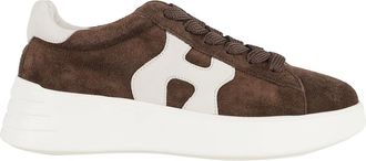Hogan Sneakers, female, Brown, 4 UK, Brown Suede Rebel Trainers
