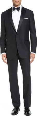 Hart Schaffner Marx New York Classic Fit Wool Tuxedo In Black