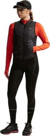 Nike Slim Race-vest voor dames (Performance) (Zwart)