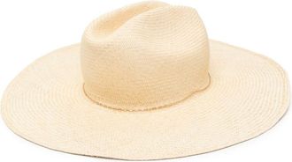 Dorothee Schumacher Summer Western straw hat - women - Cotton/Raffia - OS - Neutrals