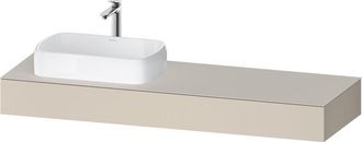 Duravit Consola Duravit Qatego, 1600x550x170mm, Con Recorte A La