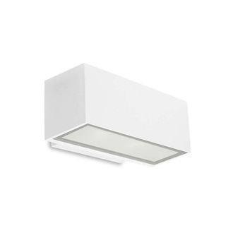Netlighting Afrodita LED Outdoor Small Wall Light Grey IP65 Special Offer in White