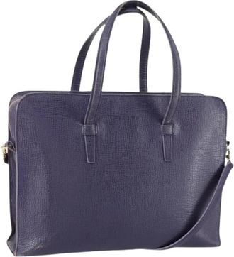 Loewe Pre-owned Leren Handtas - Dames - Vintage Handtas - Blauw - ONE Size - Leer - Vintage