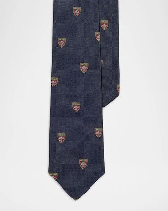 Polo Ralph Lauren Men & apos;s Silk Repp Narrow Club Tie