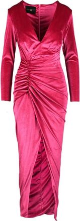 Valeria Mazza Fuchsia Long Dress