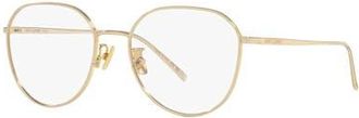 Saint Laurent 53mm Round optical glasses in Gold at Nordstrom