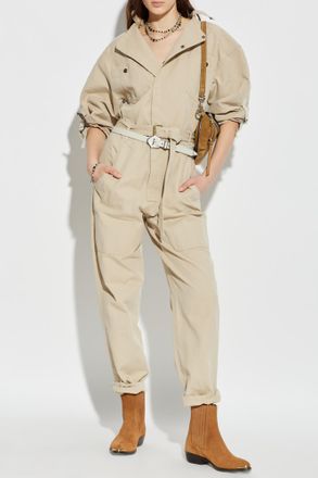 Isabel Marant Jumpsuit Nessime, Womens, Beige