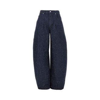 Jacquemus Ovalo denim pants Woman 27