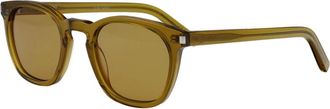 Saint Laurent SL 28 Zonnebril - unisex - Accessoires - Bruin - Maat: 49 MM Nylon