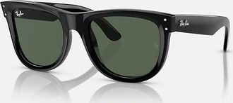 Ray-Ban Wayfarer Reverse Dark Green Square Unisex Sunglasses RBR0502S 6677VR 53