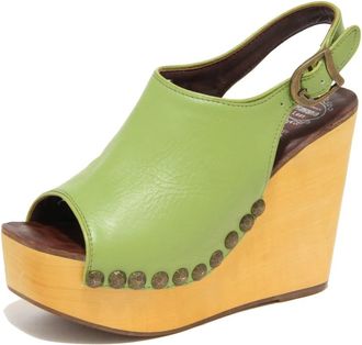 Jeffrey Campbell Snick Wedges - Dames - Sleehakken - Groen - 40 EU - Schoenen