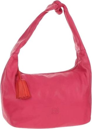 Loewe Pre-owned Shoulder Bags, female, Pink, Size: ONE SIZE Pre-owned Shoulder Bag