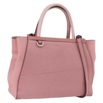 Fendi Pre-owned Vintage Hand Bag - Dames - Vintage Handtas - Roze - ONE Size - Leer - Vintage