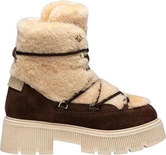 Bogner Turin 9 B - Dames - Winterlaarzen - Bruin - 37 EU - Leer - Schoenen