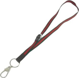 Gucci Pre-owned Accessories, female, Multicolor, Size: ONE SIZE Pre-owned Canvas Leather Strap