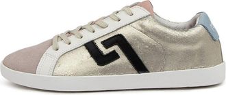 Rollie Prime DI00240 Womens US 11 Metallic Gold Leather Low Top Sneakers KHD555