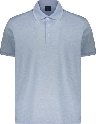 Paul & Shark Polo met korte mouwen - Heren - Polos - Blauw - XL - Katoen - Tops