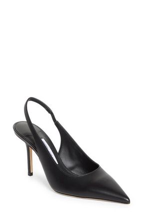 Jimmy Choo London Love Pointed Toe Slingback Pump in Black at Nordstrom, Size 10.5Us