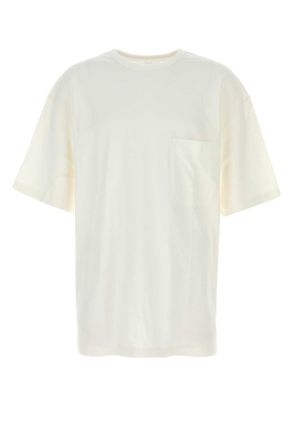 Christophe Lemaire White Cotton Blend Boxy Oversize T Shirt
