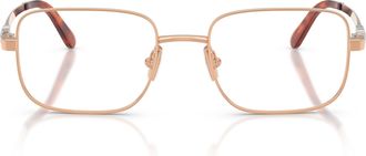 Miu Miu 0mu 51zv Rectangular Metal Sunglasses