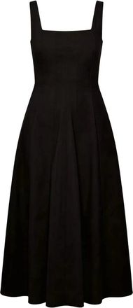 Marc Ellis Short Sleeve Midi Dress - Dames - Casual kleedjes - Zwart - 2XL - Kleedjes