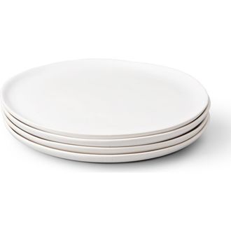 Fable Home Dinner Plates in Speckled White at Nordstrom, Size Large