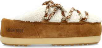 Moon Boot EVX Mule Shearling - Dames - Slip ons - Bruin - 36 EU - Leer - Schoenen