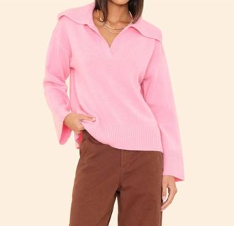 Xirena Mattia Collared Sweater In Gumball