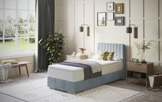 Inosign Boxbett »Thor mit Bettkasten, inkl. Matratze, Topseller« Topper und Zierkissen, in verschiedenen Härtegraden verfügbar