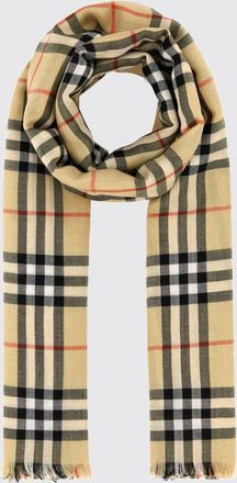 Burberry Sciarpa rettangolare in misto cashmere e lana con motivo check
