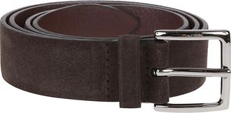 Orciani Stijlvolle Leren Riem - Heren - Riemen - Bruin - 100 CM - Accessoires