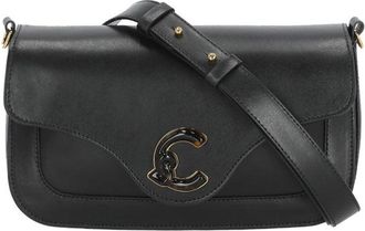 Coccinelle Sleek Medium Leather Handle Bag With Removable Shoulder Strap