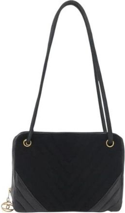 Chanel Pre-owned Vintage Shoulder Bag - Dames - Vintage Schoudertas - Zwart - ONE Size - Leer - Vintage