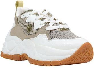 A|X Armani Exchange Bicolor Polyurethane Sneakers - White