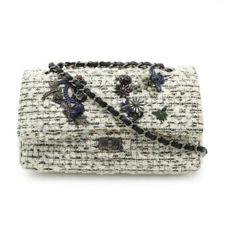Chanel Pre-owned Leren Schoudertas - Dames - Pre-owned - Wit - Maat: ONE Size Leer