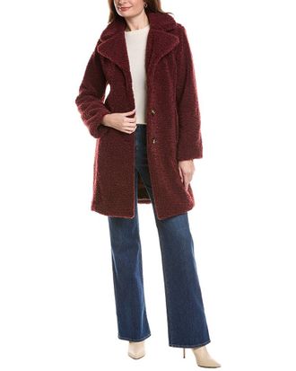 Ellen Tracy Teddy Fleece Coat