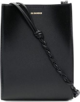 Jil Sander Black Tangle Small Crossbody Bag