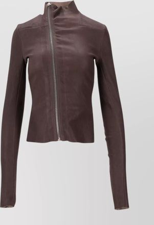 Rick Owens leather fitted jacket