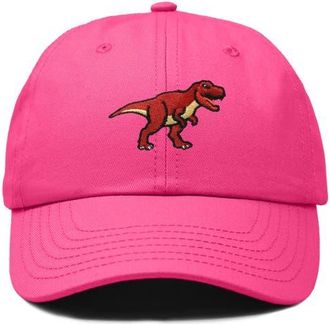 Dalix T Rex Dad Cap in Hot Pink at Nordstrom