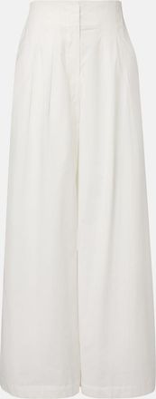 Adriana Degreas Pantalones anchos en mezcla de algod&oacute;n